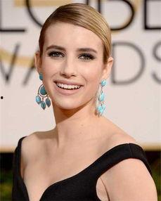 明星戴绿松石图片,明星们的时尚绿宝石风采